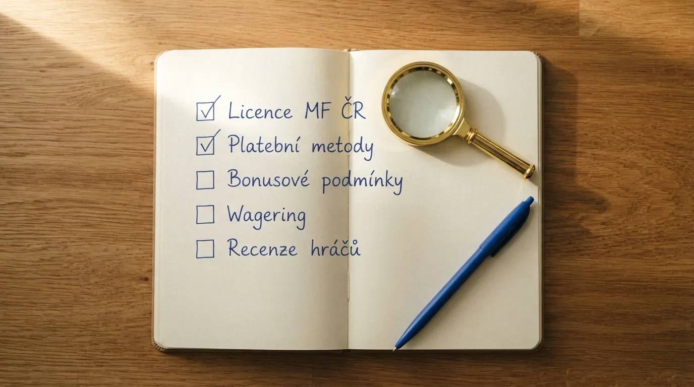Kontrolní seznam s lupou — co ověřit před registrací v online kasinu v 2026
