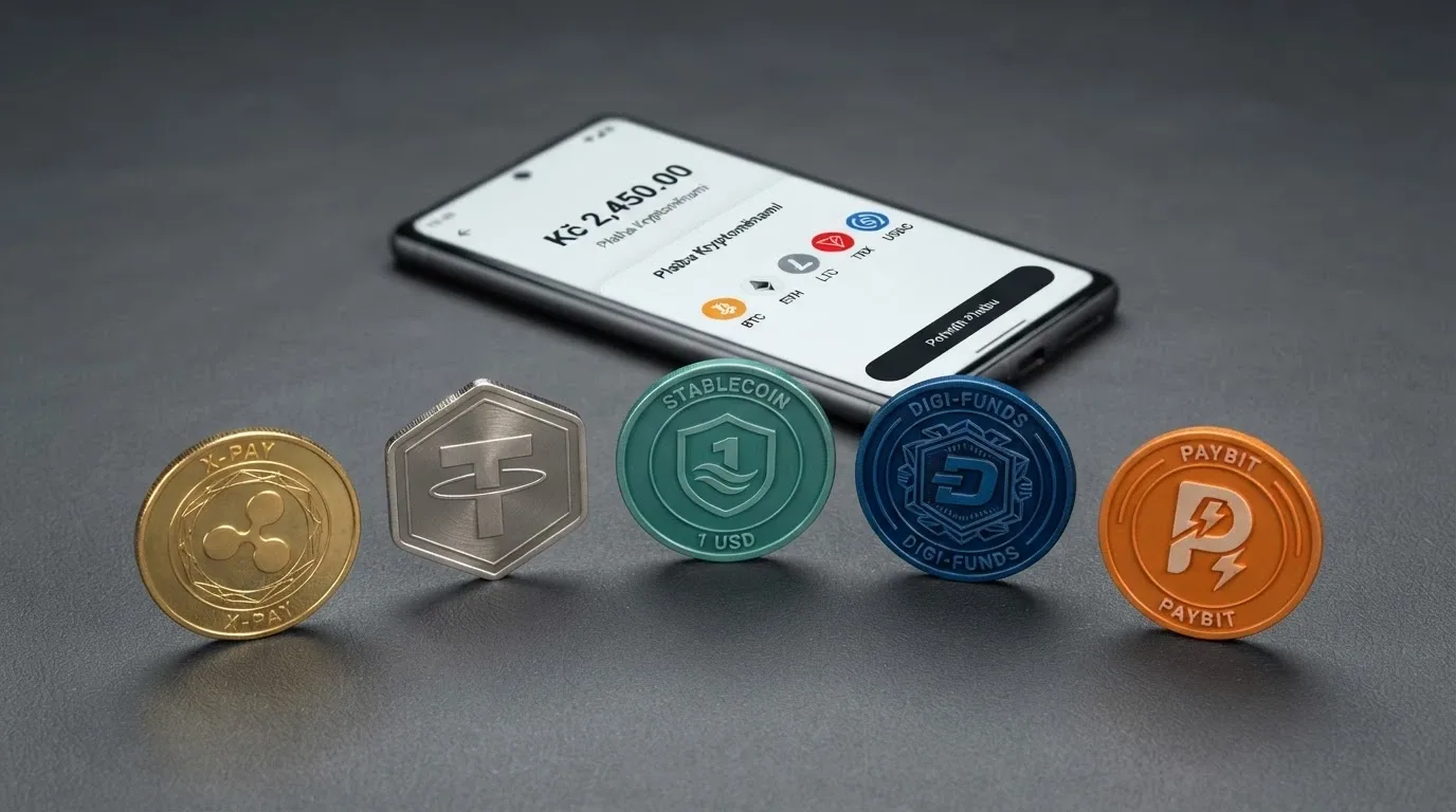 Výběr kryptoměn v platební bráně kasina — Bitcoin, Ethereum, USDT a další