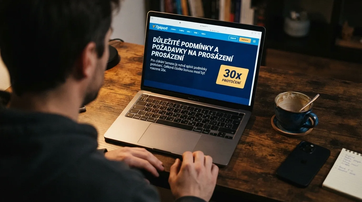 Detail pravidel protočení bonusu na stránce online casina